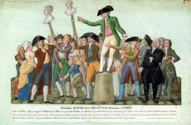 Der Beginn der Französischen Revolution, 12. Juli 1789, Paris